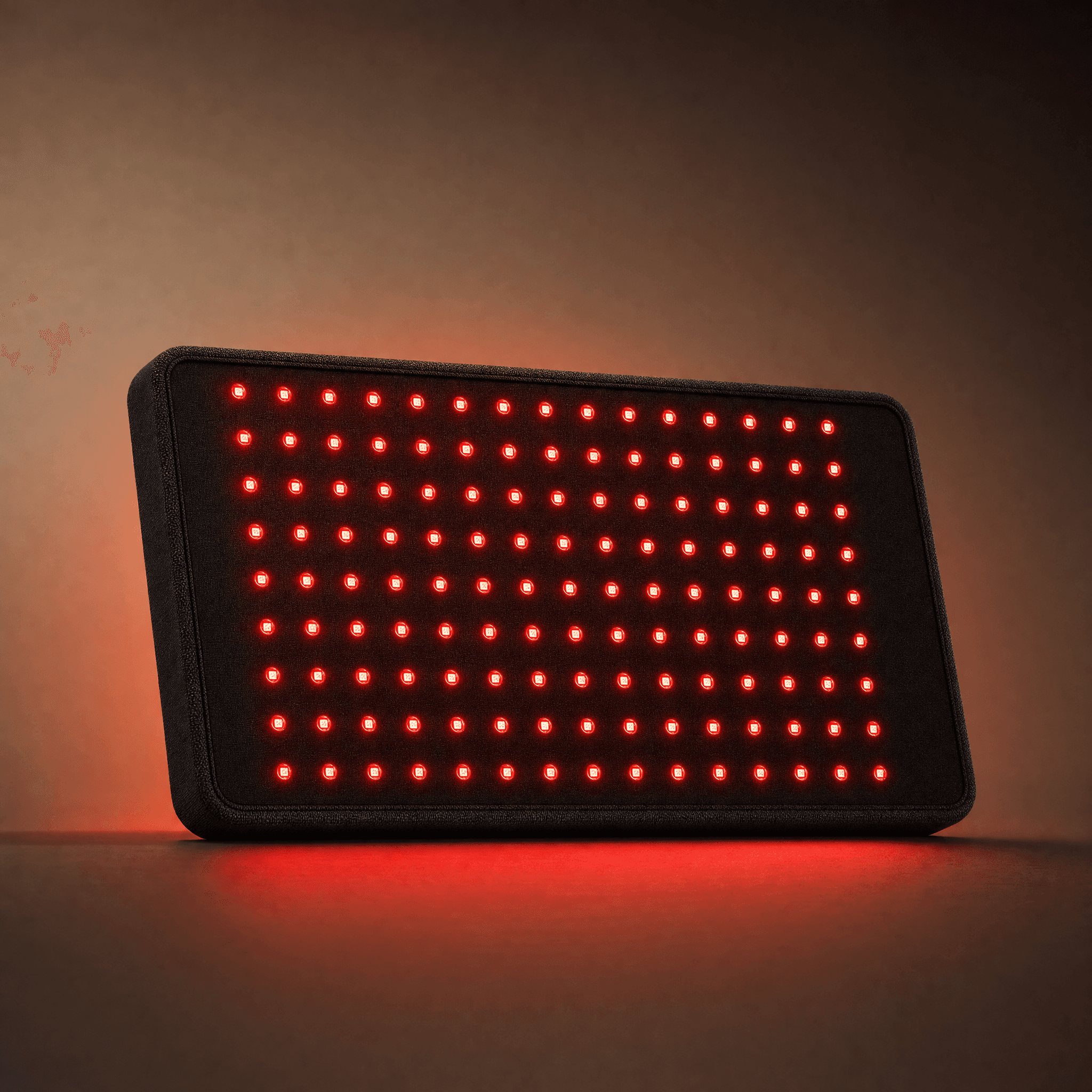 Aurora glowing in clinical red